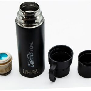 600ml Vacuum Flask with Handle Cup
