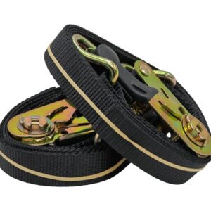 1.5m W/J Hook Ratchet Strap (Set of 2)